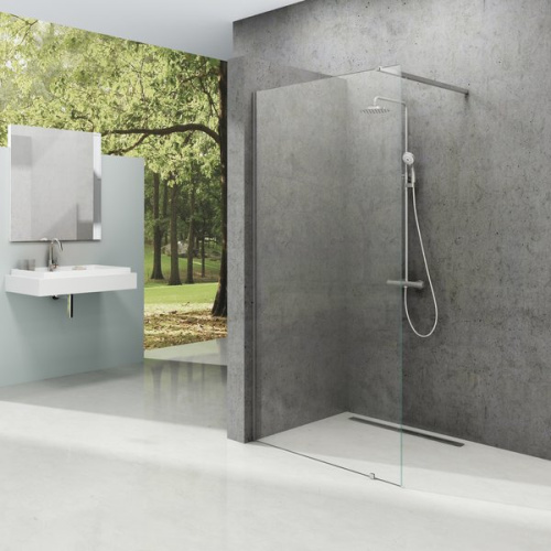 Outlet_Душевая стенка RAVAK ST Walk-In Wall 120x200 профиль хром стекло прозрачное GW9WG0C00Z1