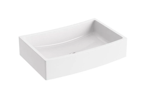 Outlet_Умывальник накладной из литого мрамора Ravak Formy 02 600 D XJM01260000