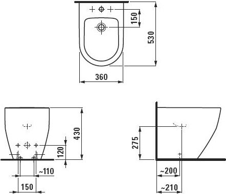  Laufen Pro 53 36 интернет магазин сантехники BATHPOINT