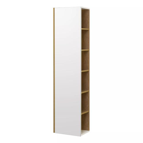 Шкаф-пенал Aquaton Сканди с зеркалом 1A253403SDZ90