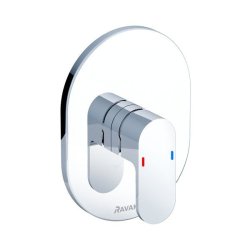 Смеситель скрытого монтажа Ravak Chrome CR 066.00 без внутренней части, хром X070057