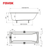 SET CLASSIC 160x70 интернет магазин сантехники BATHPOINT