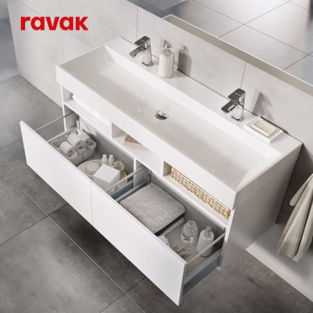 SET NATURAL 1200 БЕЛЫЙ (Раковина + Тумба) интернет магазин сантехники BATHPOINT