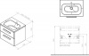Outlet_Тумба под умывальник Ravak SD 700 CHROME II белая X000000920 интернет магазин сантехники BATHPOINT