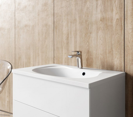 Смеситель для умывальника без донного клапана Ravak Flat FL 014.00, X070118 интернет магазин сантехники BATHPOINT