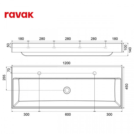 SET NATURAL 1200 БЕЛЫЙ (Раковина + Тумба) интернет магазин сантехники BATHPOINT
