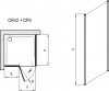 Outlet_Душевая стенка RAVAK CPS-80 профиль хром/стекло прозрачное 9QV40C00Z1 интернет магазин сантехники BATHPOINT
