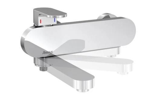 Смеситель для ванны Ravak Chrome CR 022.00/150 с поворотным изливом X070042