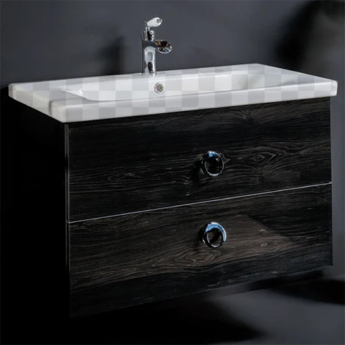 Тумба 100 см*435 BLACK WOOD Armadi Art NeoArt 830-100-BW