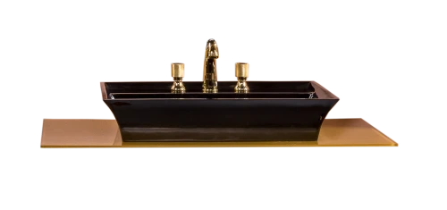 Столешница стекло 100 см Armadi Art прямая Золото 853-100-G